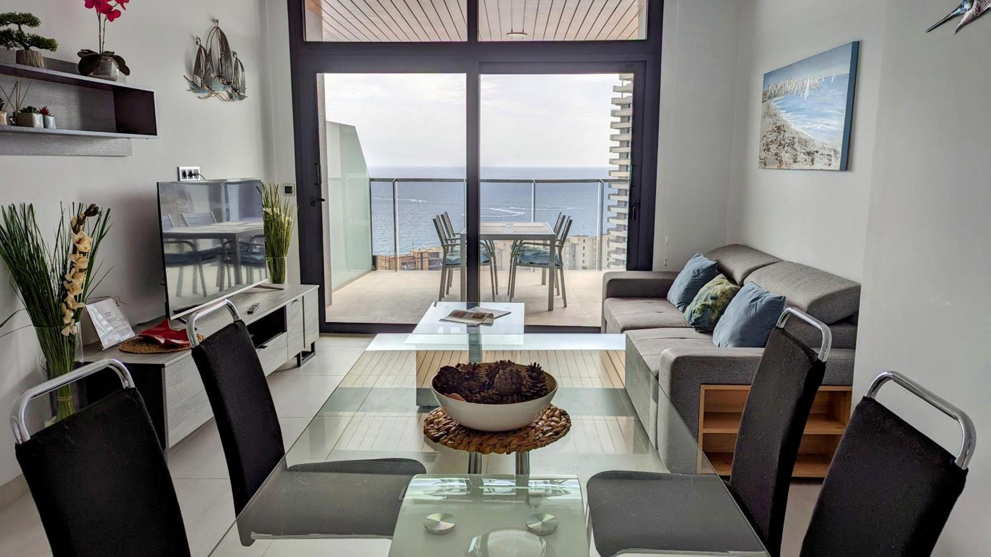 Sunset Waves Sea View Apartments Бенидорм Экстерьер фото